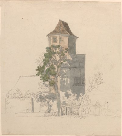 Torre de uma casa fortificada [reto] de Friedrich Salathé