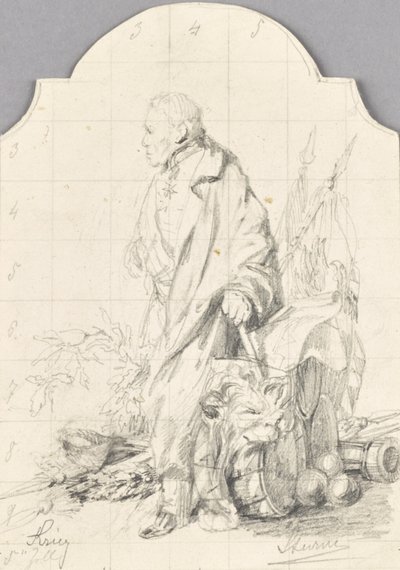 Alegoria da guerra e Radetzky de Friedrich Sturm