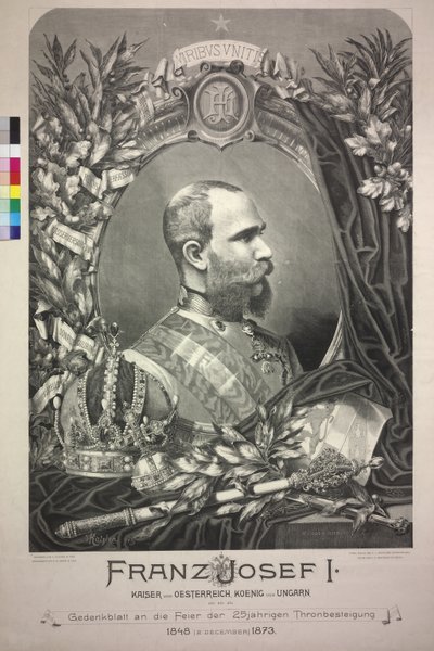 Imperador da Áustria Franz Joseph I de Friedrich Wilhelm Bader