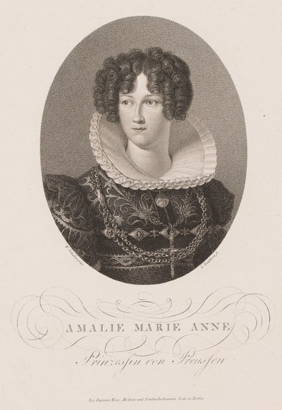 Princesa Marianne da Prússia 1785-1846, depois de 1812. de Friedrich Wilhelm von Schadow