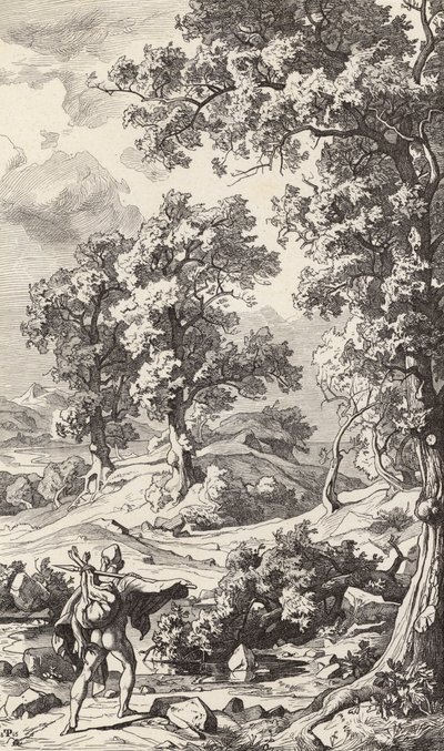 A ilha de Circe (gravura) de Friedrich the Elder Preller