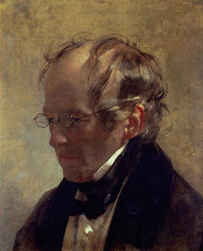 Retrato do pintor Carl Vogel von Vogelstein de Friedrich von Amerling