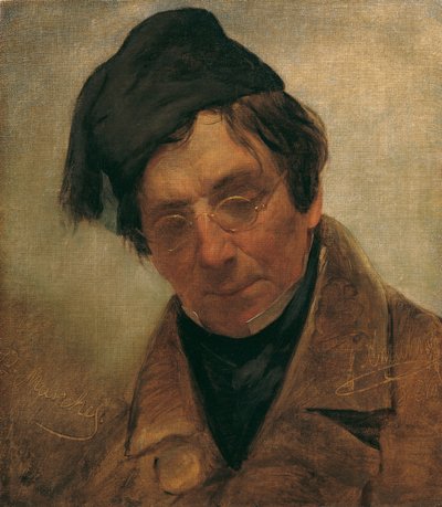 O escultor Pompeo Marchesi de Friedrich von Amerling