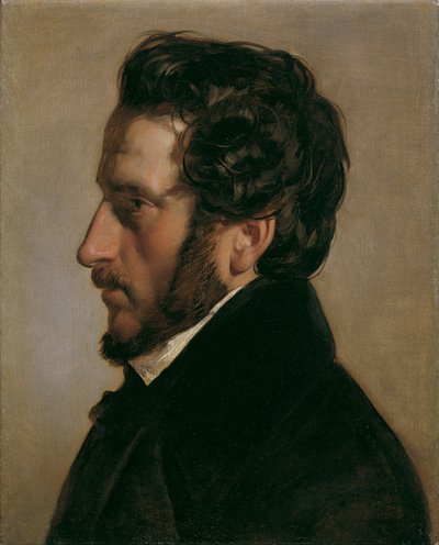 O pintor Friedrich Gauermann de Friedrich von Amerling