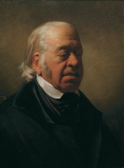 O pintor Johann Nepomuk Schödlberger de Friedrich von Amerling
