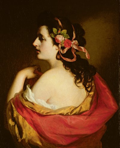 Retrato de uma jovem garota, 1865 de Friedrich von Amerling