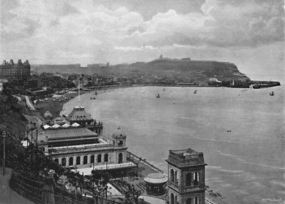Scarborough: Baía e Spa do Sul, c1896 de Frith and Co