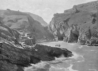 Castelo de Tintagel, c1896 de Frith and Co