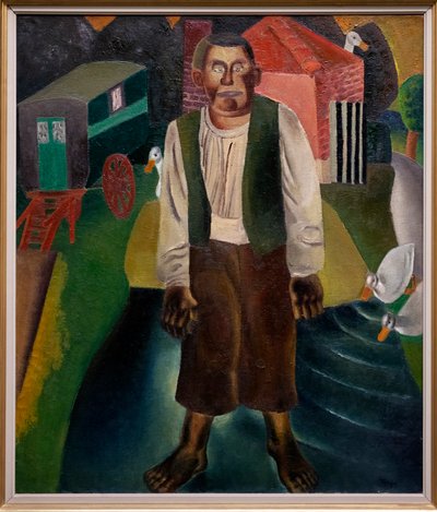O Idiota junto à Lagoa de Frits van den Berghe