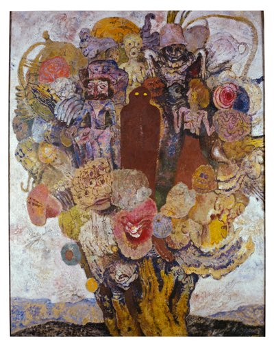 Árvore em Flor (óleo sobre tela) de Frits van den Berghe