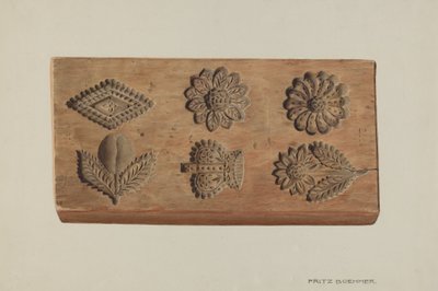 Pa. German Springerle Board de Fritz Boehmer