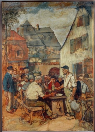 Heckenwirtschaft em Sachsenhausen de Fritz Böhle
