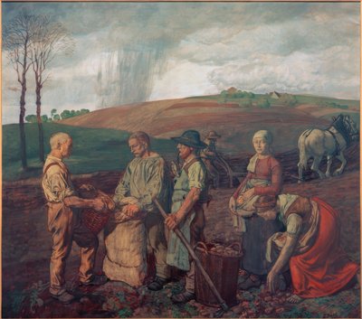 Colheita da batata de Fritz Böhle