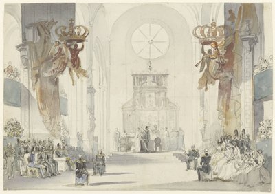 Casamento da Princesa Santa Luísa com o Príncipe Carlos da Suécia de Fritz Ludwig von Dardel