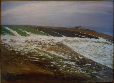 Neve de março no Weyerberg de Fritz Mackensen