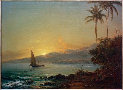 La Guaira à luz da noite de Fritz Melbye