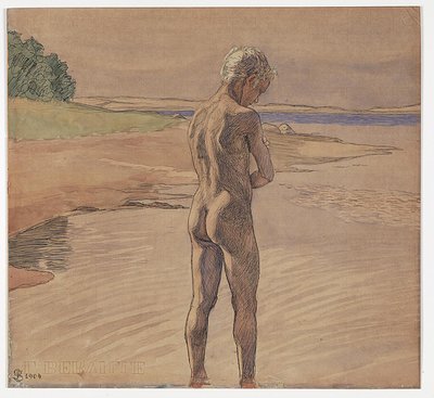 Sua posição na água. Motivo de Fyns Hoved de Fritz Syberg