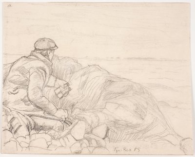 Johannes Larsen está estudando de Fritz Syberg