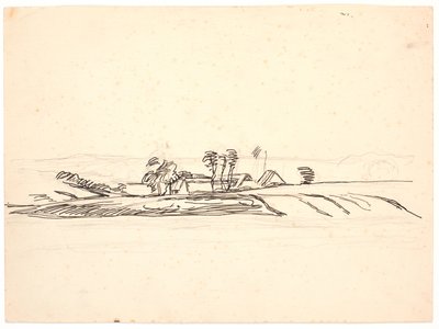 Paisagem com uma fazenda de Fritz Syberg