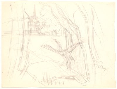 Paisagem com decolagem de cisne de Fritz Syberg