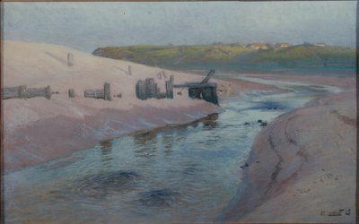 cena costeira de Fritz Thaulow