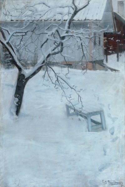 Em fevereiro (Quinta de Vinderen) de Fritz Thaulow