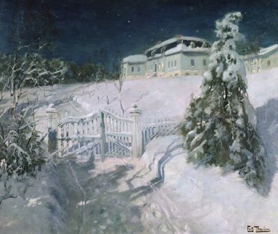 Sem título (óleo sobre tela) de Fritz Thaulow