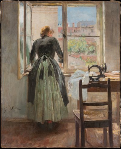 Junto à janela de Fritz von Uhde