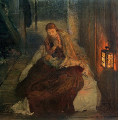 A noite santa de Fritz von Uhde