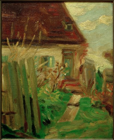 Etzenhausen perto de Dachau de Fritz von Uhde