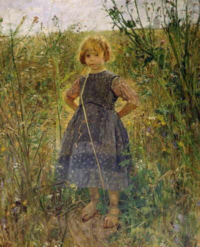 Pequena Princesa da Charneca de Fritz von Uhde