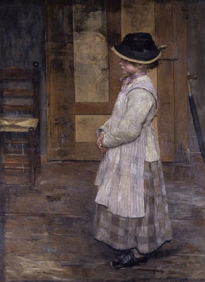 Na ante-sala (junto à porta) de Fritz von Uhde