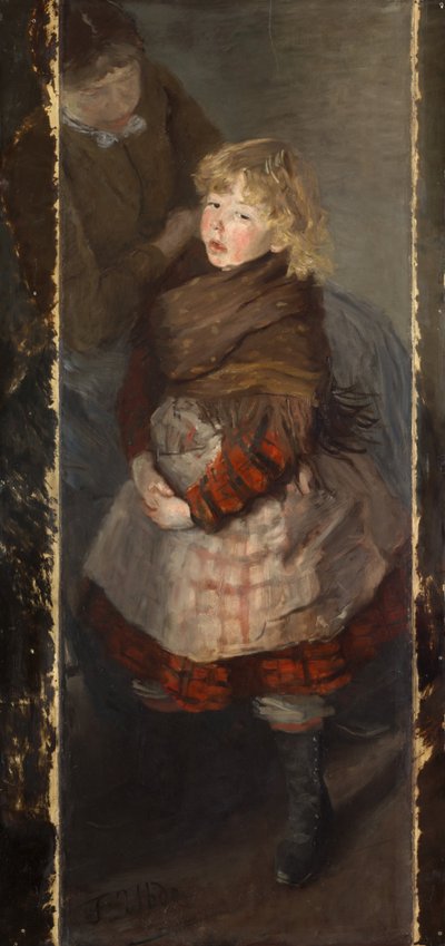 mãe e filho de Fritz von Uhde