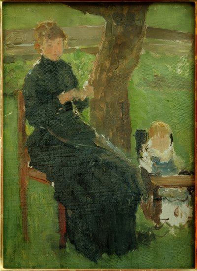 Mãe e filho de Fritz von Uhde