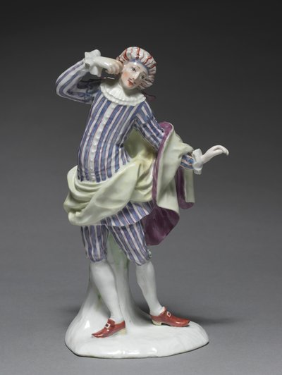 Figura de comédia italiana: Mezetin, c. 1753. de Fürstenberg Porcelain Factory