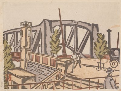 Ponte Senju-Ohashi de Fukazawa Sakuichi