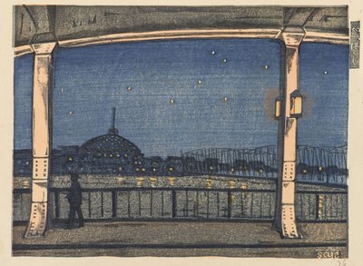 Ponte Yanagibashi de Fukazawa Sakuichi