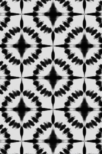 Padrão Shibori abstrato de Fun Qui
