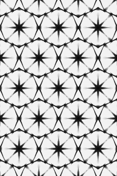 Padrão de estrelas Shibori de Fun Qui