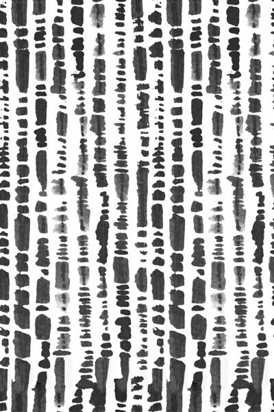 Traços verticais de tinta de Fun Qui