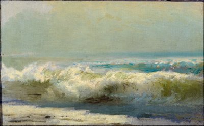 Surf em Yalta par Vasilyev, Fyodor Alexandrovich (1850-1873). Óleo sobre tela de Fyodor Alexandrovich Vasilyev