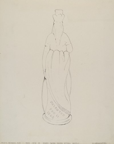 Garrafa de Bitters (Indiano) de G.A. Spangenberg