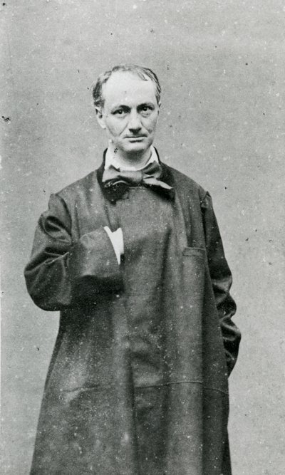 Charles Baudelaire (1821-67) (foto a p/b) de G.M. Lege