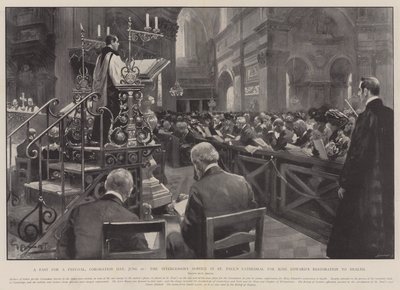 Um Jejum para um Festival, Dia da Coroação, 26 de junho, o Serviço de Intercessão na Catedral de São Paulo para a Restauração da Saúde do Rei Eduardo de G.S. Amato