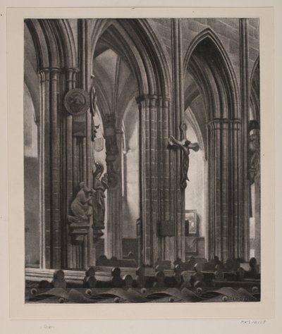 Interior da igreja de G.V. Blom
