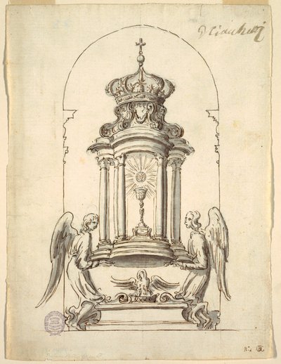 Projeto para a Porta do Tabernáculo a ser Executada em Bronze de G B C