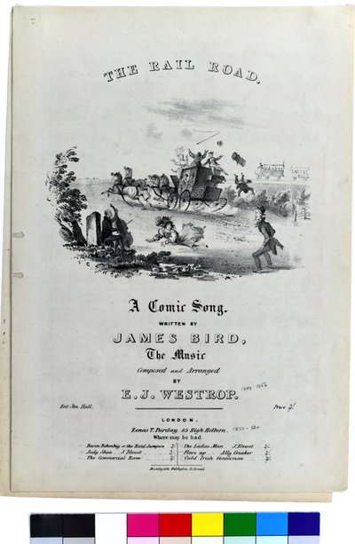 Estrada de Ferro. Uma canção cómica de G. E. Madeley