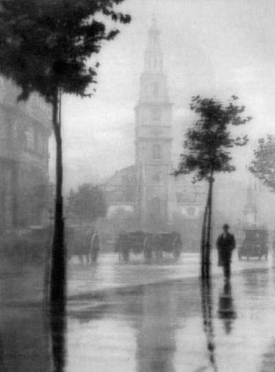 Igreja de São Clemente Danes, Strand, Londres, 1924-1926 de G. F. Prior