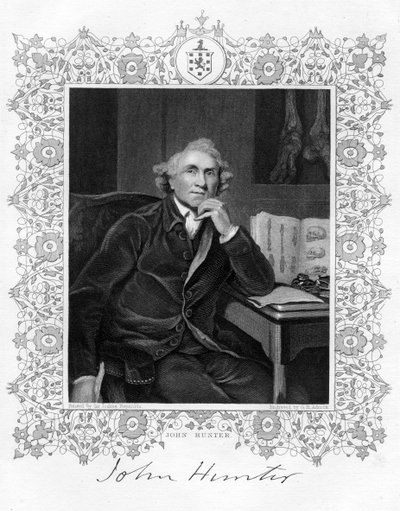 John Hunter 1728-1793, cirurgião escocês, século XIX. de G. H. Adcock