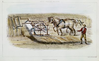 Máquina de colheita de sinos, 1851 de G. H. Swanston